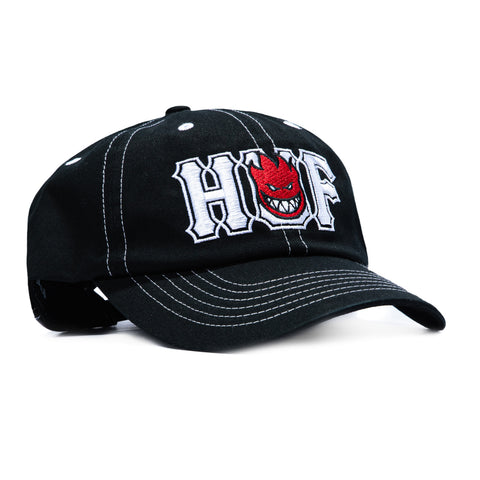HUF Spitfire Union Snapback Hat - Black Huf