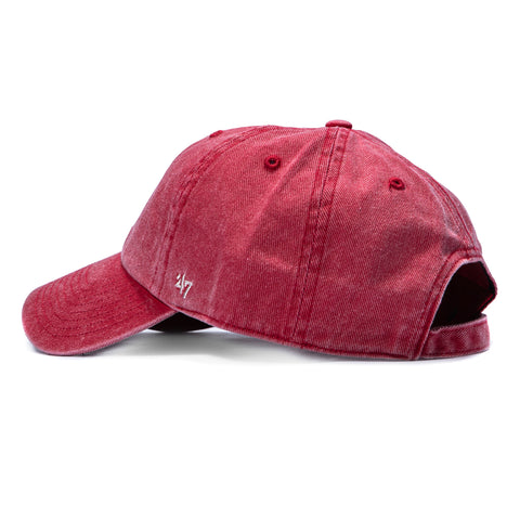 47 Brand Back to School Los Angeles Angels Cleanup Strapback Adjustable Hat - Red 47 Brand
