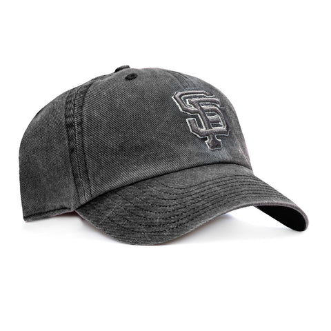 47 Brand Back to School San Francisco Giants Cleanup Strapback Adjustable Hat - Charcoal 47 Brand