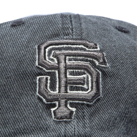 47 Brand Back to School San Francisco Giants Cleanup Strapback Adjustable Hat - Charcoal 47 Brand
