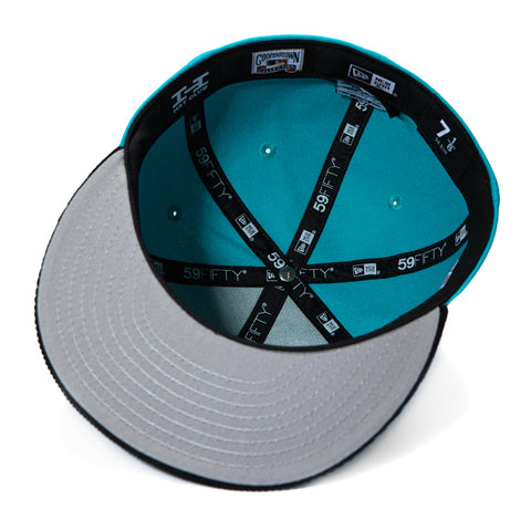 New Era 59Fifty New York Mets Shea Stadium Patch Script Hat - Teal, Black New Era