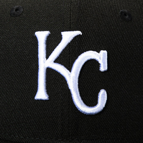 New Era 59Fifty Kansas City Royals 2012 All Star Game Patch Pink UV Hat - Black, White New Era