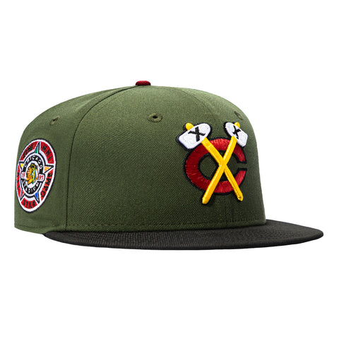 2TONE BLACKHAWKS ASG91 ALT OLV/BLK New Era