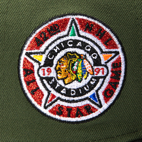 2TONE BLACKHAWKS ASG91 ALT OLV/BLK New Era