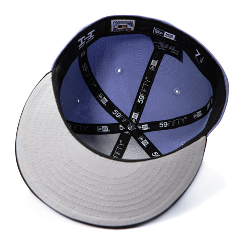 New Era 59Fifty Los Angeles Dodgers 50th Anniversary Stadium Patch Parrot Hat - Lavender, Black New Era