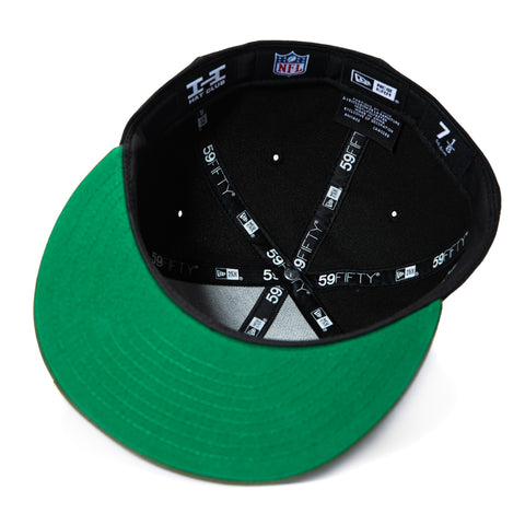 New Era 59Fifty Las Vegas Raiders 60th Anniversary Patch Hat - Black, Olive New Era