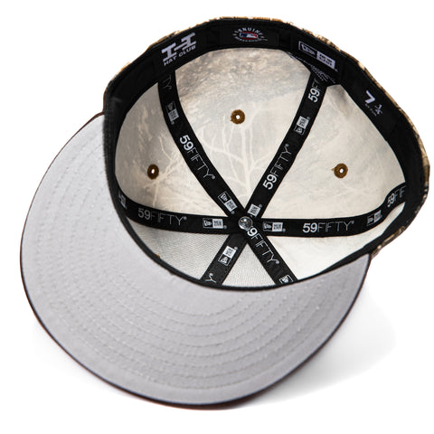 New Era 59Fifty Los Angeles Dodgers 2025 World Series Lantern Patch Hat - Realtree, Brown New Era