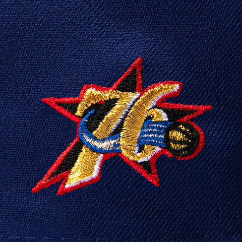 2TONE 76ERS 96 SCRIPT ROY/BLK New Era