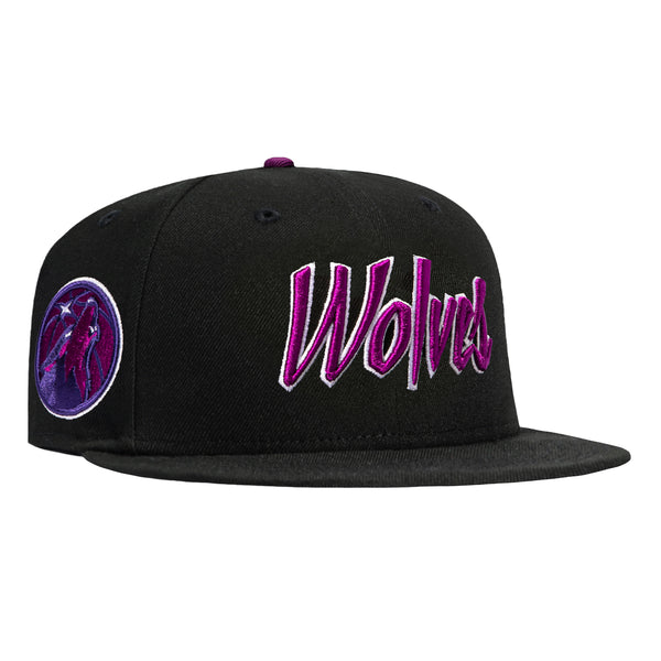 New Era 59Fifty Minnesota Timberwolves City Logo Patch Script Hat