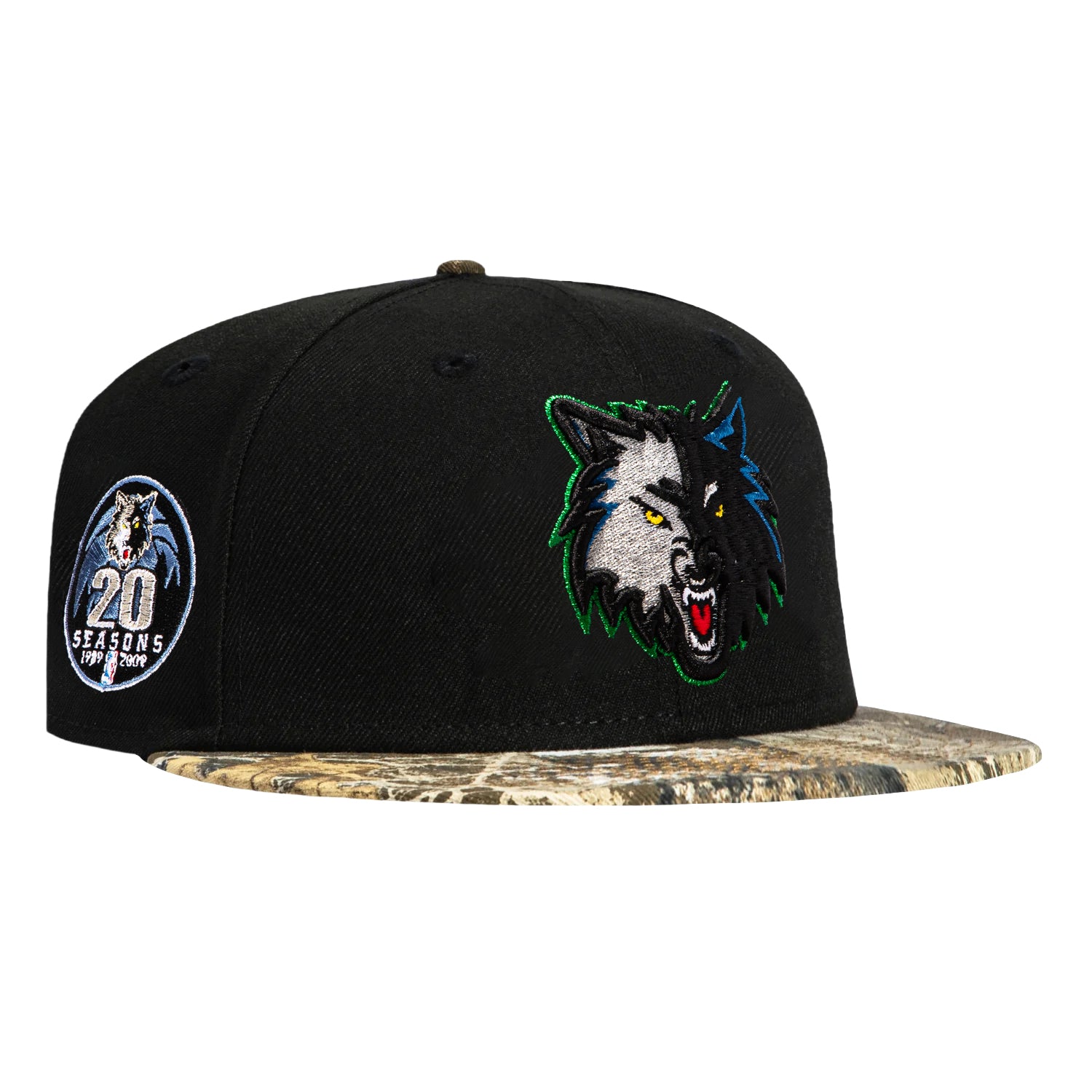 New Era 59Fifty Minnesota Timberwolves 20th Anniversary Patch 1995