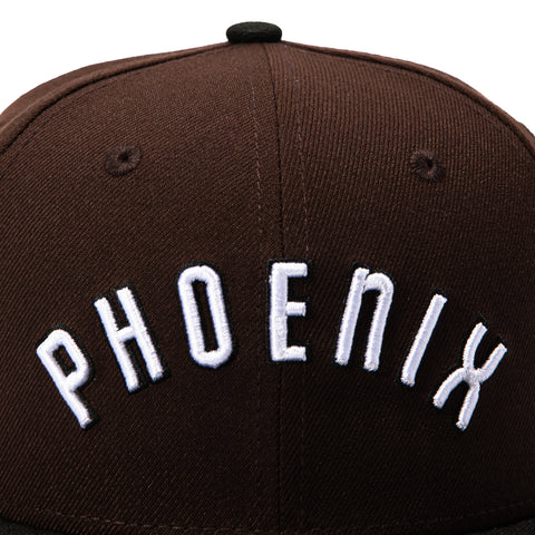New Era 59Fifty Phoenix Suns 1973 Word Hat - Brown, Black New Era