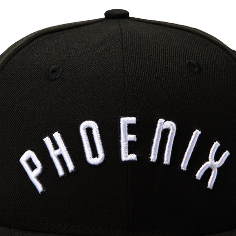 New Era 59Fifty Phoenix Suns 1973 Word Hat - Black, White New Era