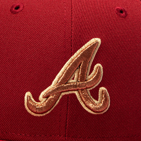 ROTTEN APPLE 2TONE BRAVES WS99 KANJI BRK/CRD New Era