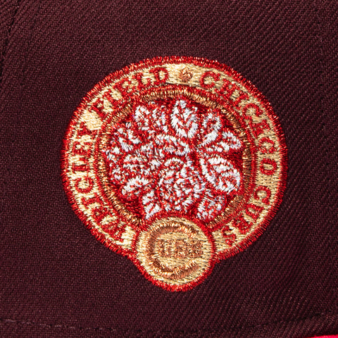 ROTTEN APPLE 2TONE CUBS WRIGLEY SCRIPT BRN/CRD New Era