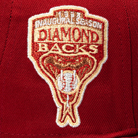 ROTTEN APPLE 2TONE DBACKS INAUG A BRK/CRD New Era