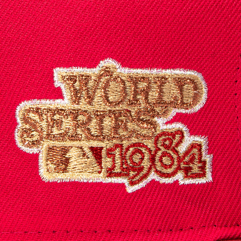 ROTTEN APPLE 2TONE TIGERS WS84 RED/BRK New Era