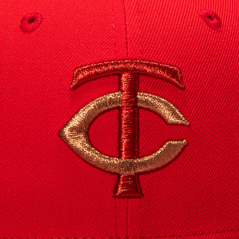 ROTTEN APPLE 2TONE TWINS ASG14 RED/RED New Era