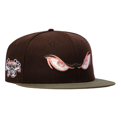 New Era 59Fifty Slayer Lake Elsinore Storm 75th Anniversary Patch Pink UV Hat - Brown, Olive New Era