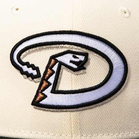 New Era 59Fifty Slayer Arizona Diamondbacks Inaugural Patch D Hat - White, Black New Era