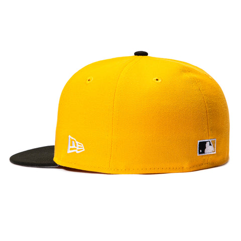 New Era 59Fifty Slayer Atlanta Braves 1999 World Series Patch Bolt Hat - Gold, Black New Era