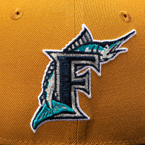 New Era 59Fifty Miami Marlins 1993 Inaugural Patch Hat - Khaki, Navy New Era