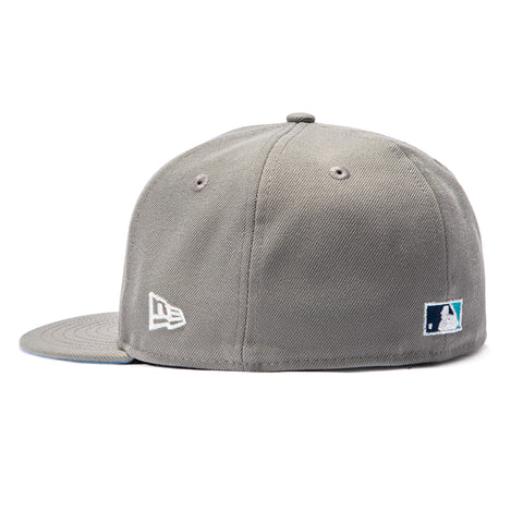 New Era 59Fifty Seattle Mariners 20th Anniversary Patch Light Blue UV Hat - Grey New Era