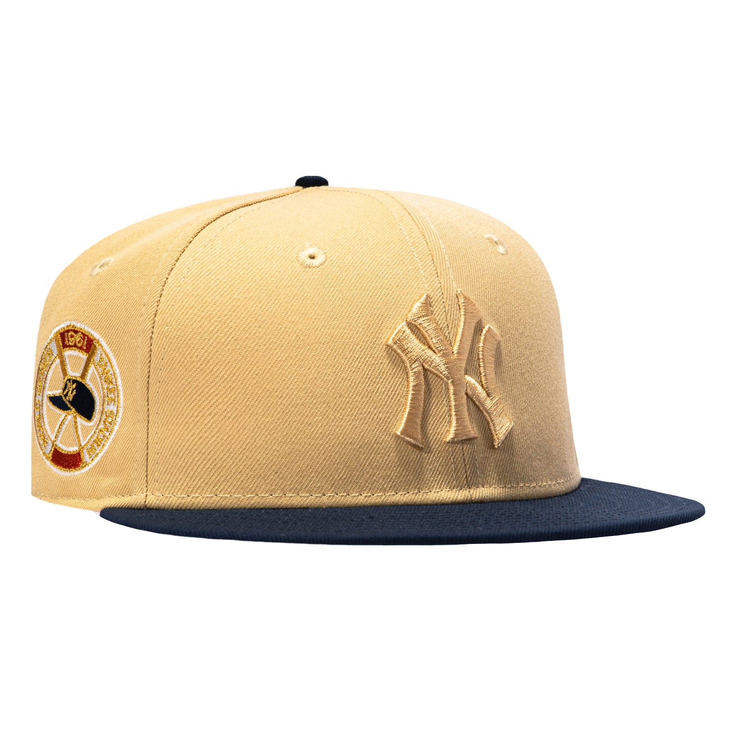 New Era 59Fifty New York Yankees 1961 World Series Patch Hat - Tan