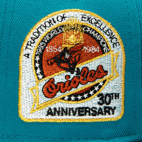 New Era 59Fifty Baltimore Orioles 30th Anniversary Champions Patch Hat - Teal New Era