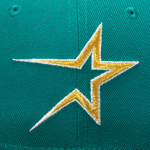New Era 59Fifty Houston Astros 30th Anniversary Patch Hat - Teal, Black New Era
