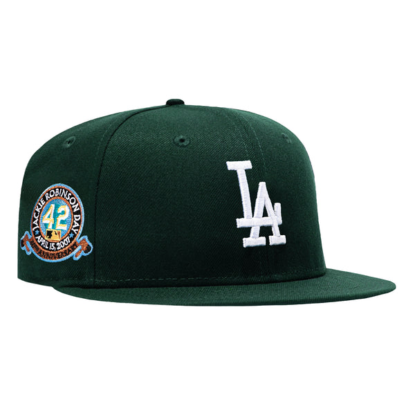 New Era 59Fifty Los Angeles Dodgers Jackie Robinson 42 Patch Light