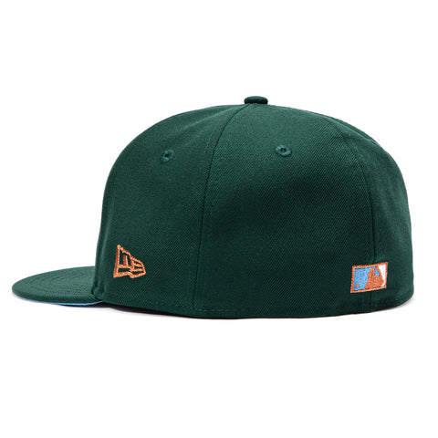 New Era 59Fifty Los Angeles Dodgers Jackie Robinson 42 Patch Light Blue UV Hat - Green New Era