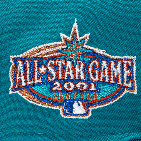 New Era 59Fifty San Francisco Giants 2001 All Star Game Patch Hat - Teal, Navy New Era