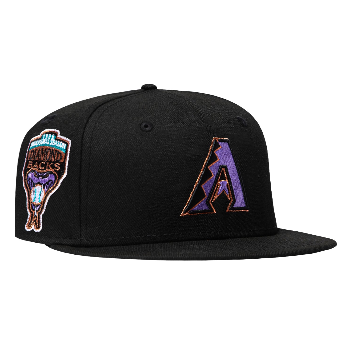 New Era 59Fifty Black Dome Arizona Diamondbacks Inaugural Patch A