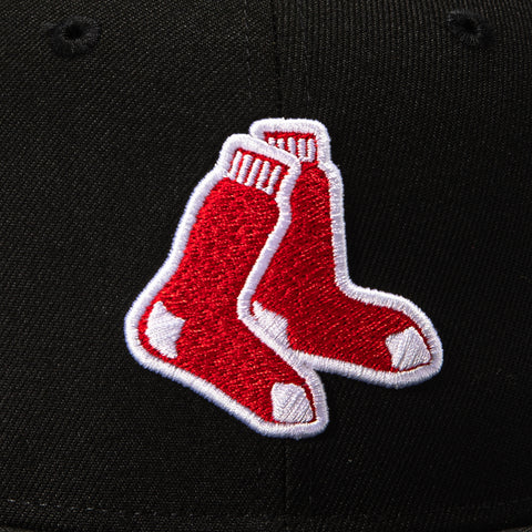 New Era 59Fifty Black Dome Boston Red Sox 2018 World Series Patch Alternate Hat - Black New Era