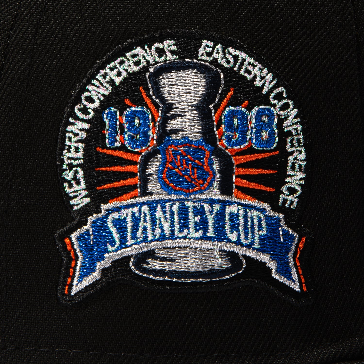 New Era 59Fifty Black Dome Detroit Red Wings 1998 Stanley Cup