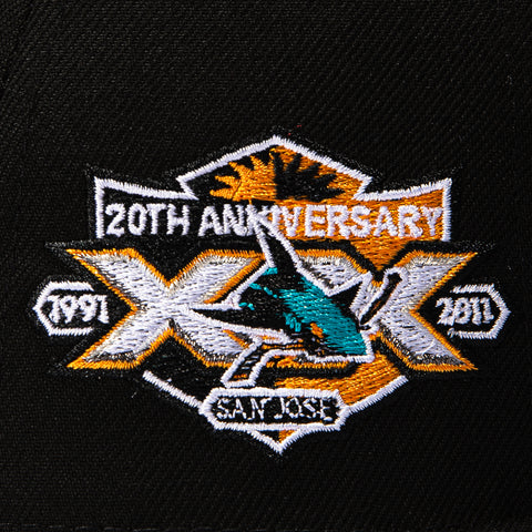 BLK DOME 5950 SHARKS 20TH ALT BLK New Era