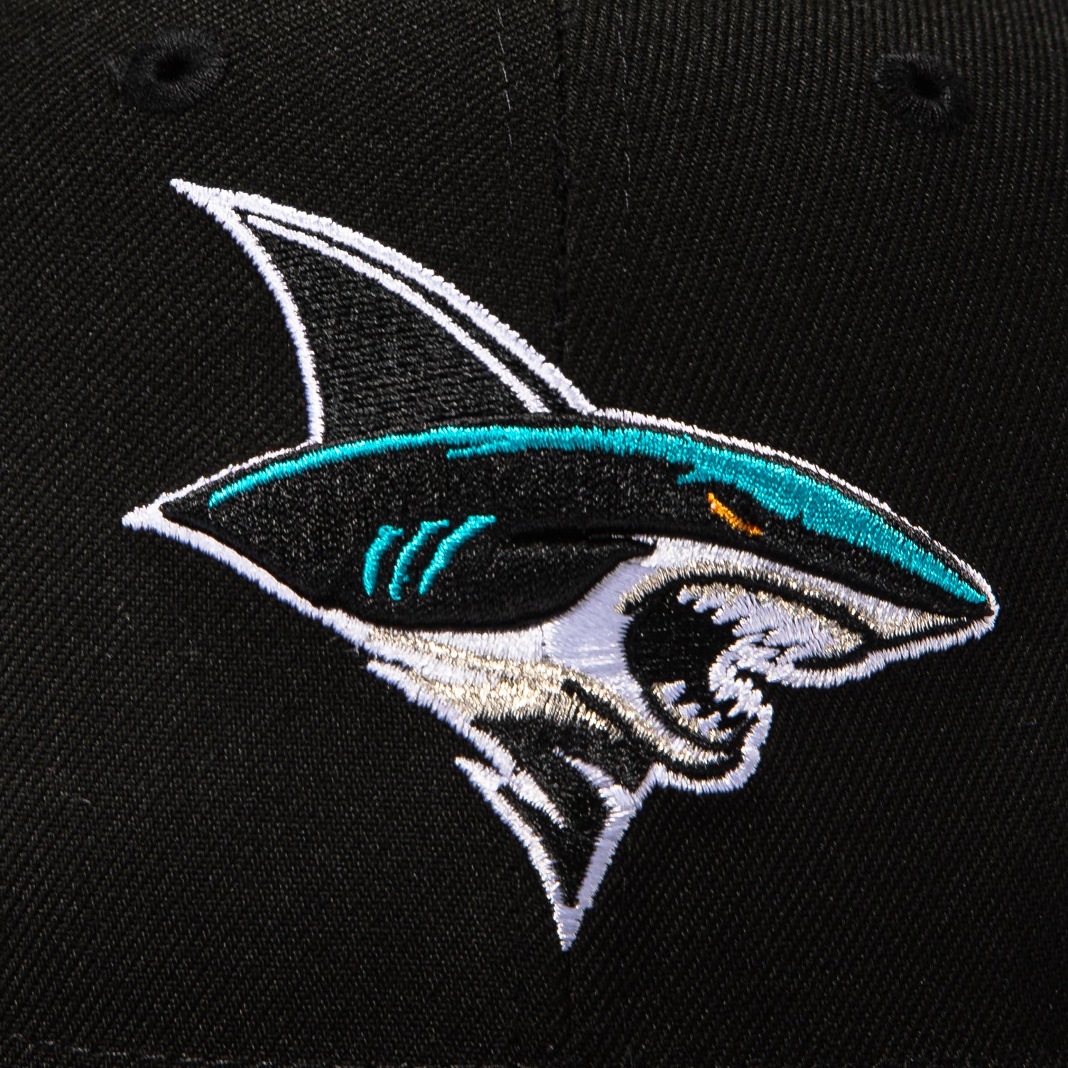 New Era 59Fifty Black Dome San Jose Sharks 20th Anniversary Patch