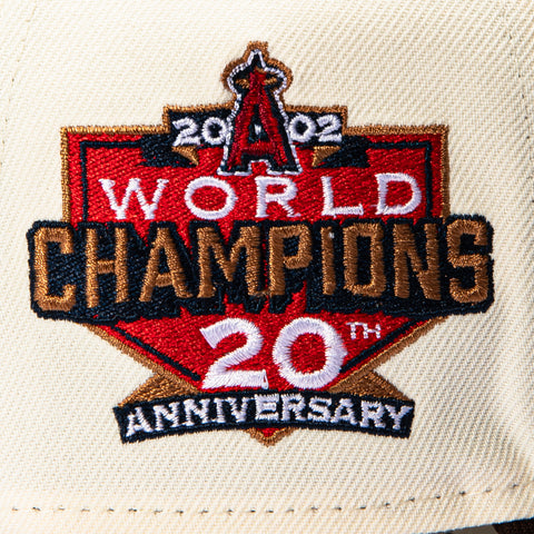 SUNDAE AF940 ANGELS 20TH CHAMP UPSIDE 2T WHT/BRN SN New Era