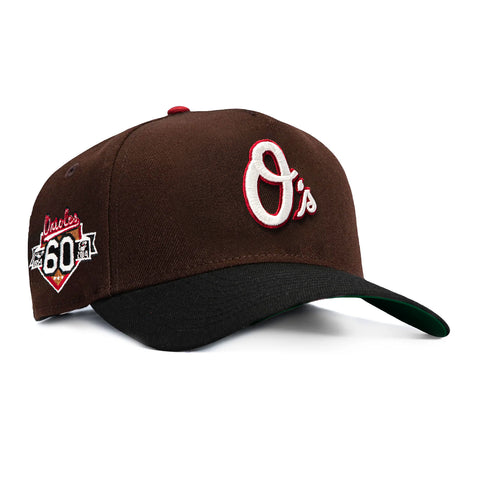 SUNDAE AF940 ORIOLES 60TH ALT 2T BRN/BLK SN New Era
