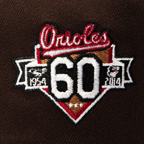 SUNDAE AF940 ORIOLES 60TH ALT 2T BRN/BLK SN New Era