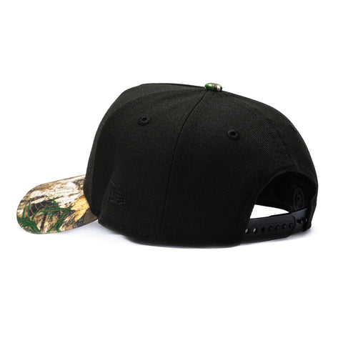 New Era 9Forty A-Frame Realtree Visor Pittsburgh Penguins 2011 Winter Classic Patch Snapback Hat - Black, Realtree New Era