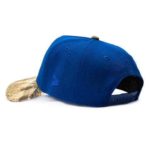 New Era 9Forty A-Frame Realtree Visor Toronto Maple Leafs 2022 Heritage Classic Patch Word Snapback Hat - Royal, Realtree New Era