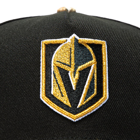 New Era 9Forty A-Frame Realtree Visor Vegas Golden Knights Chip Patch Shield Snapback Hat - Black, Realtree New Era