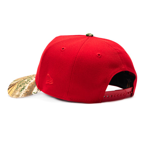 New Era 9Forty A-Frame Realtree Visor Buffalo Sabres 50th Anniversary Patch Snapback Hat - Red, Realtree New Era