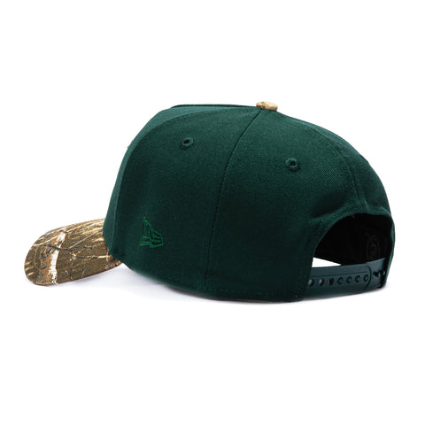 New Era 9Forty A-Frame Realtree Visor Minnesota Wild 10th Anniversary Patch Snapback Hat - Green, Realtree New Era