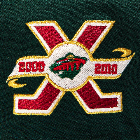 New Era 9Forty A-Frame Realtree Visor Minnesota Wild 10th Anniversary Patch Snapback Hat - Green, Realtree New Era