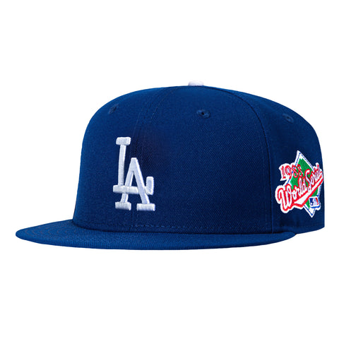 New Era 59Fifty Los Angeles Dodgers 1988 World Series Patch Game Hat - Royal New Era