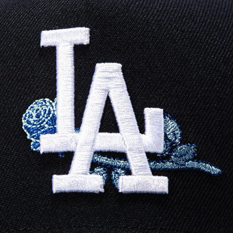 New Era 9Forty A-Frame Los Angeles Dodgers Snapback Rose Light Blue UV Hat - Navy, Light Blue New Era