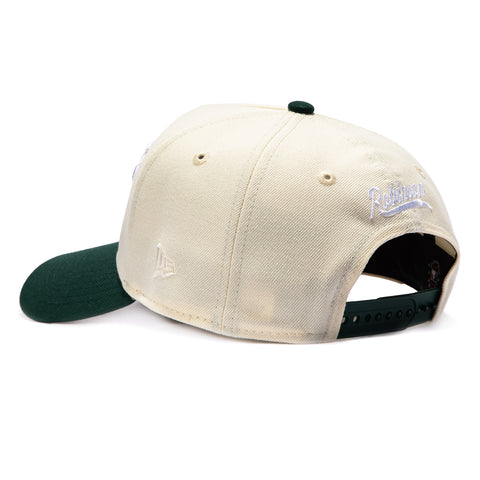 AF940 BK DODGERS JR42 SCRIPT 2T WHT/GRN SN New Era