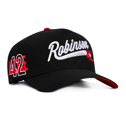 AF940 RED UV BK DODGERS JR42 BLK SN New Era